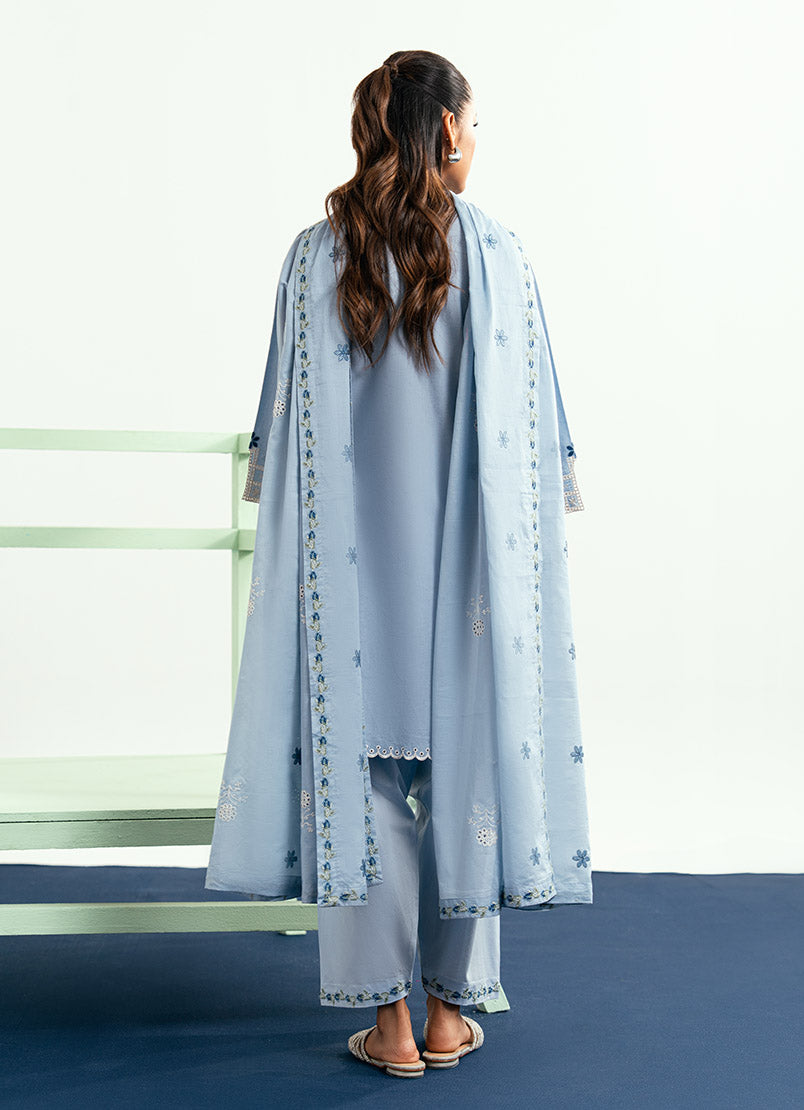 Embroidered 3 PC Suit