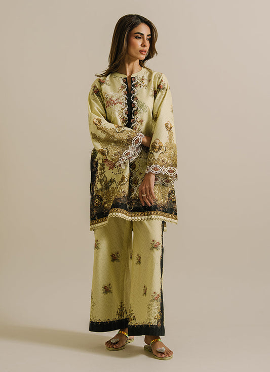 Printed Embroidered CO-ORD Set