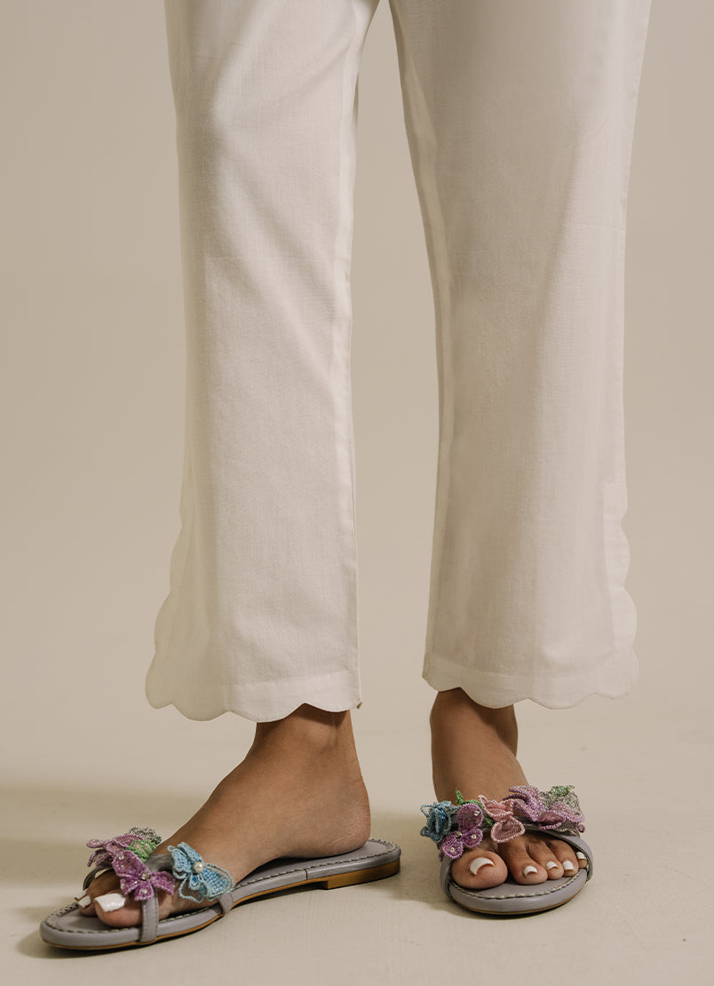 Solid Straight Pants