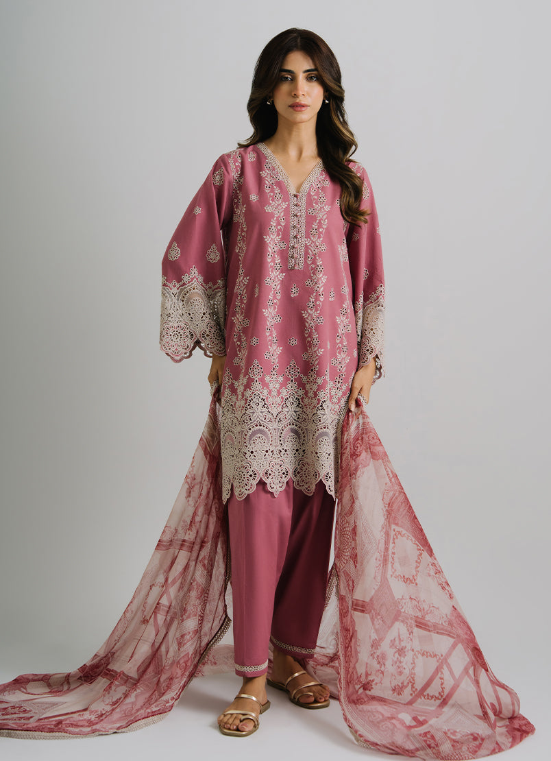 3 PC Embroidered Suit