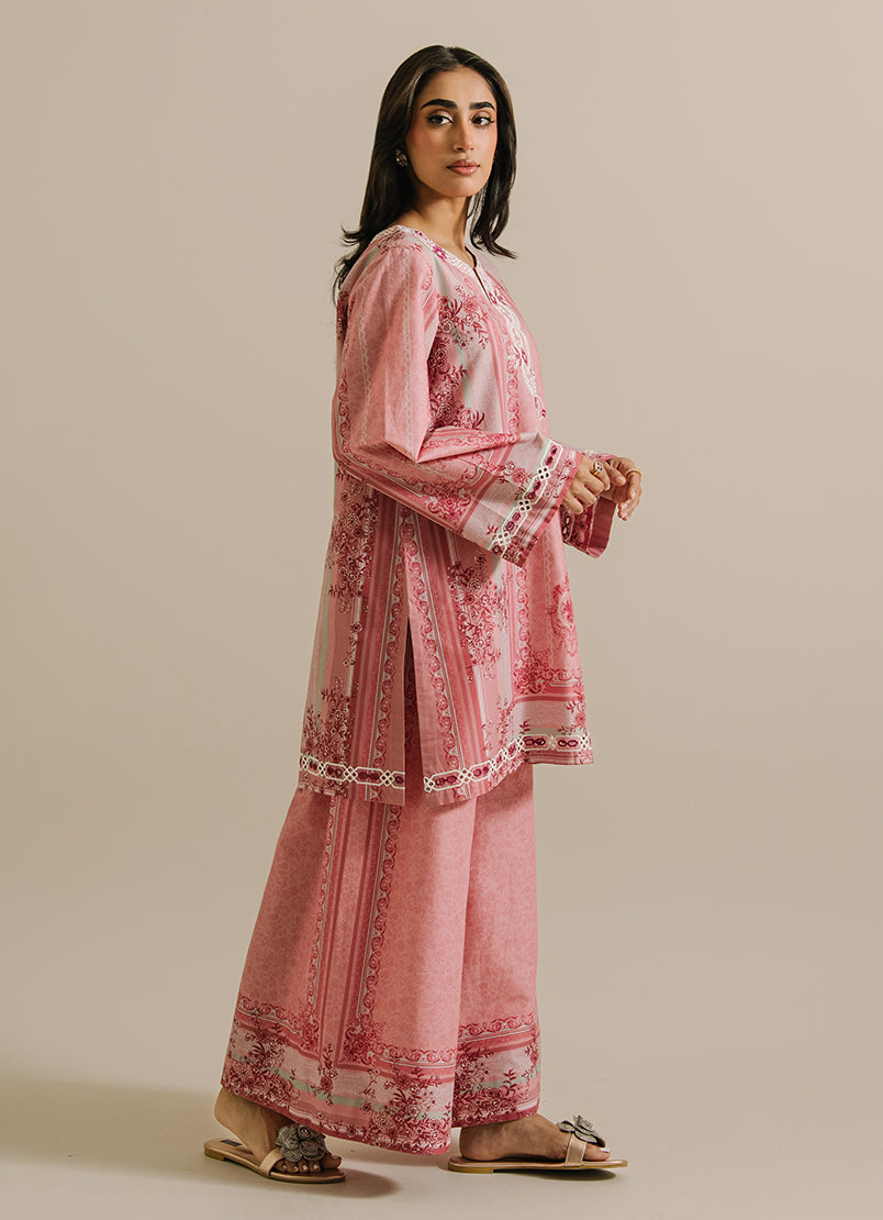 Printed Embroidered CO-ORD Set