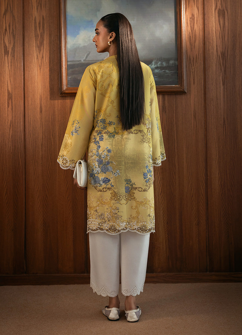 Printed Embroidered Kurta