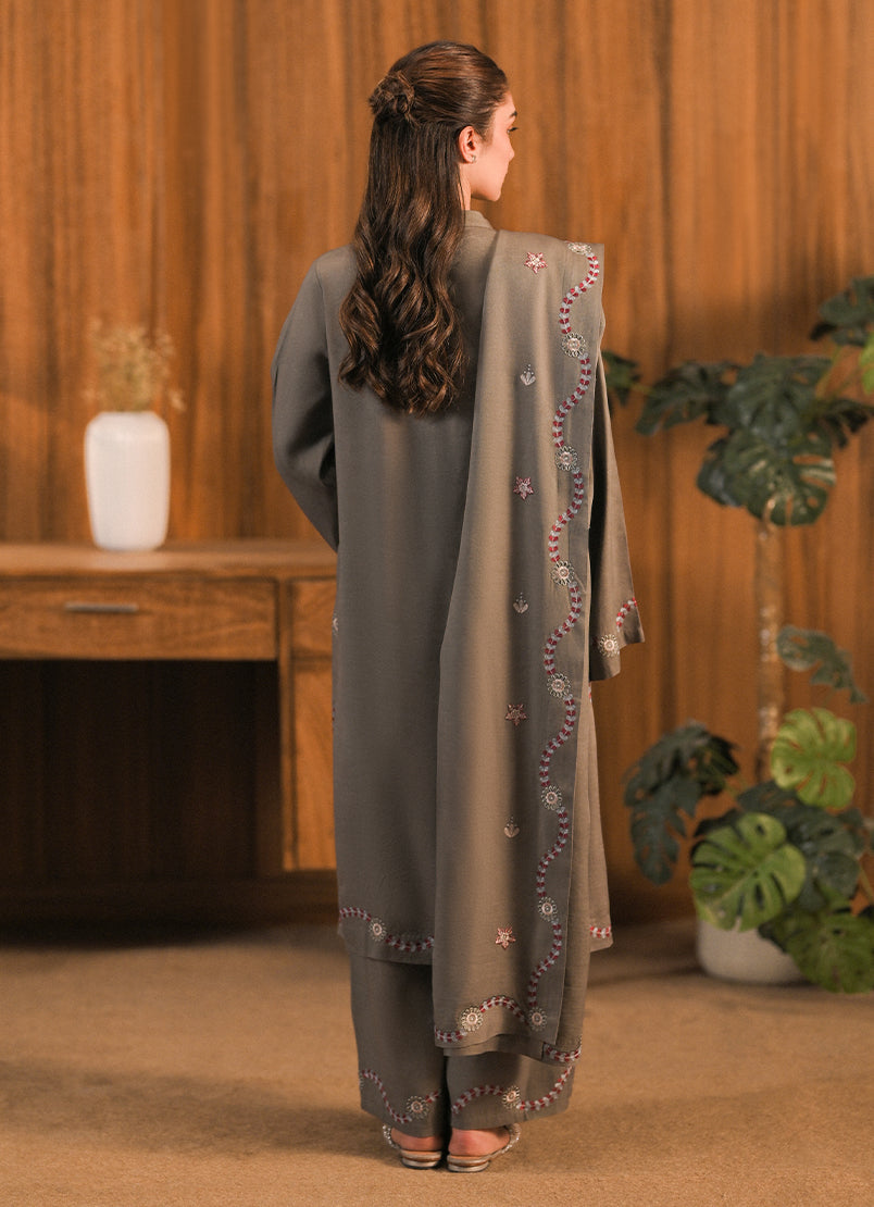 3 PC Embroidered Suit