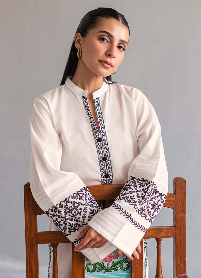 white-embroidered-kurta