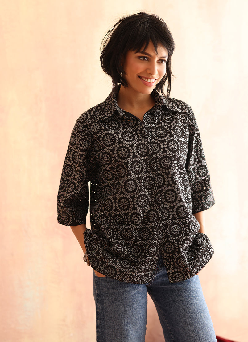 Embroidered Top
