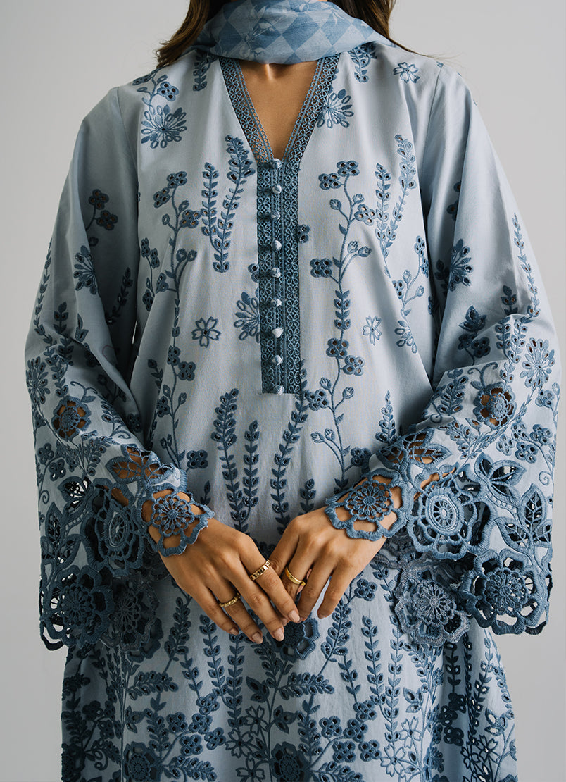 3 PC Embroidered Suit