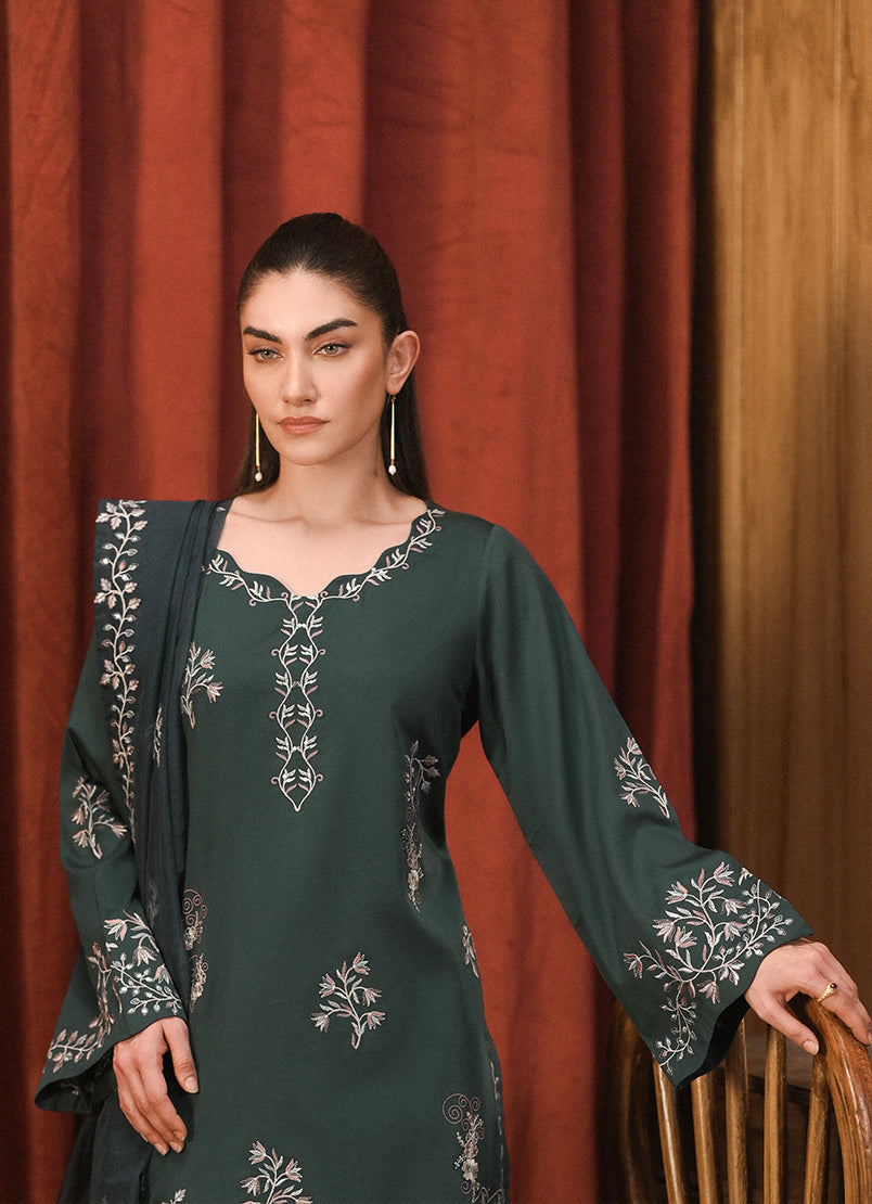 3 PC Embroidered Suit