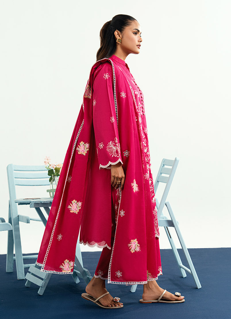 Embroidered 3 PC Suit