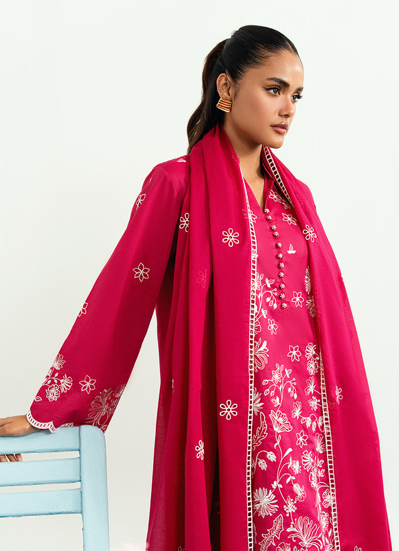 Embroidered 3 PC Suit