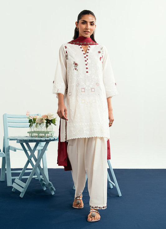 Embroidered 3 PC Suit