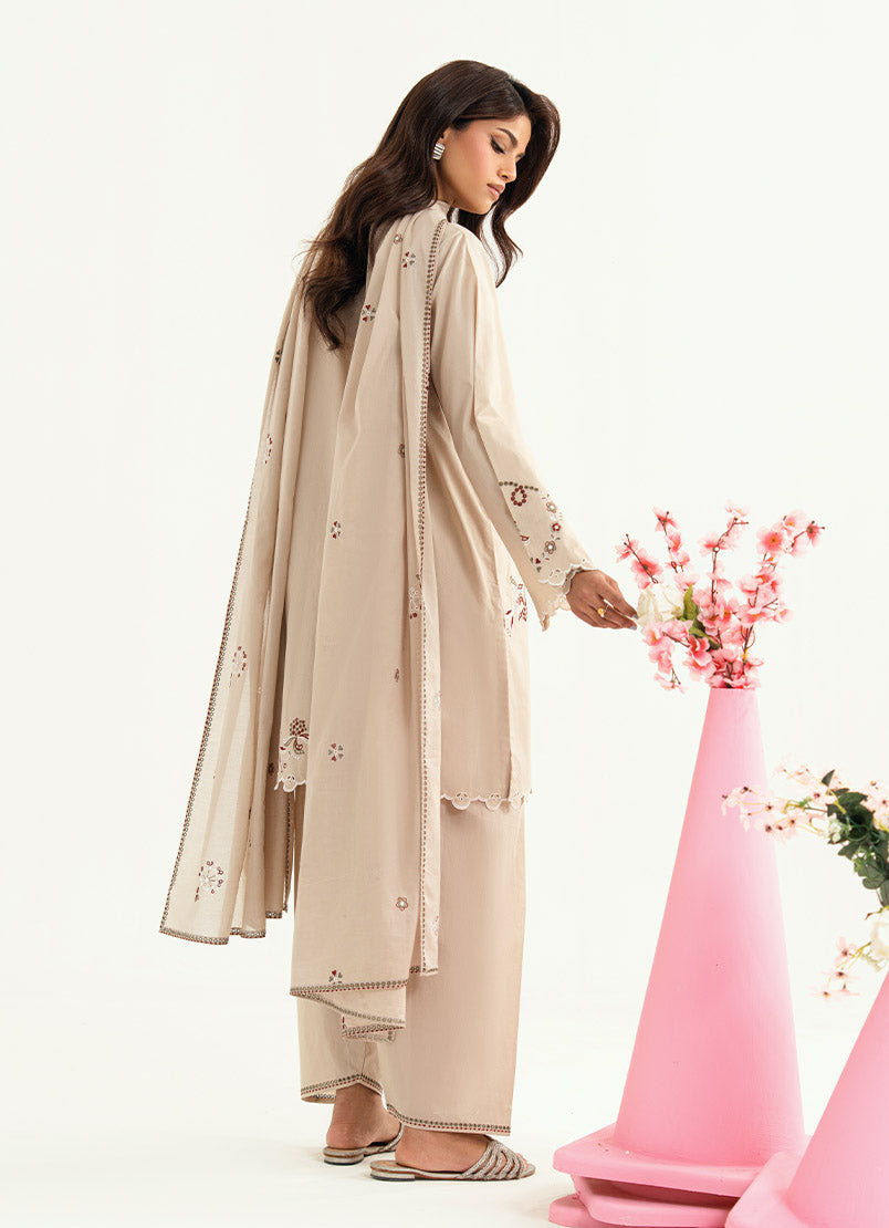 Embroidered 3 PC Suit