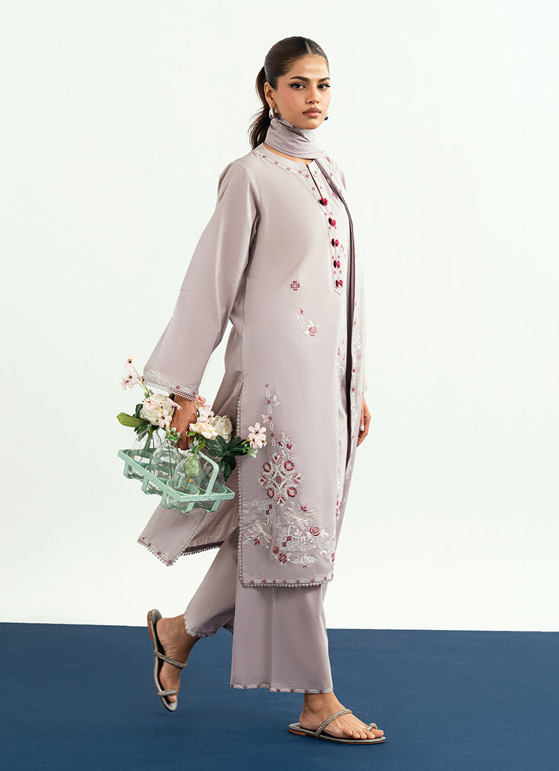 Embroidered 3 PC Suit