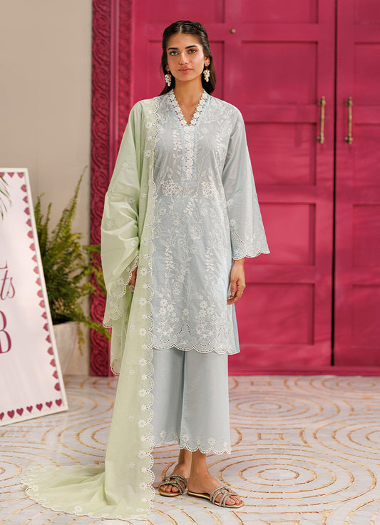 Embroidered 3 PC Suit