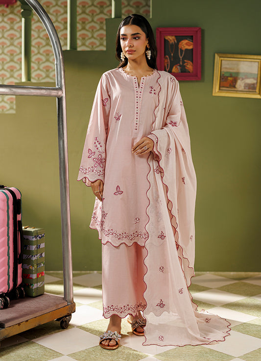 Embroidered 3 PC Suit