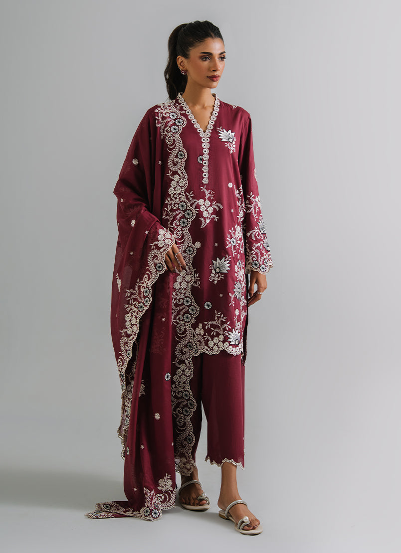 3 PC Embroidered Suit