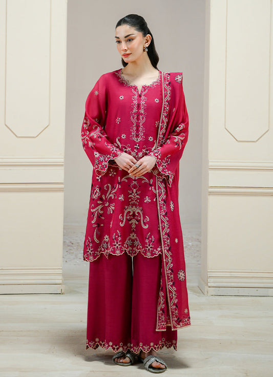 Embroidered 3 PC Suit