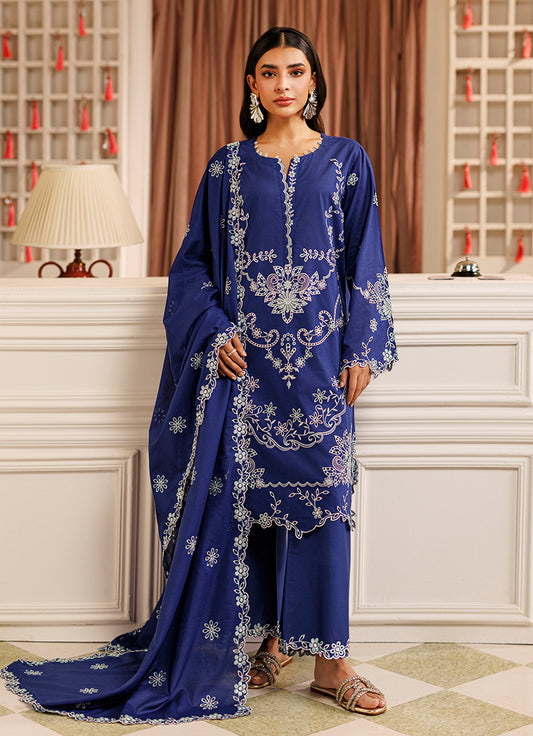 Embroidered 3 PC Suit