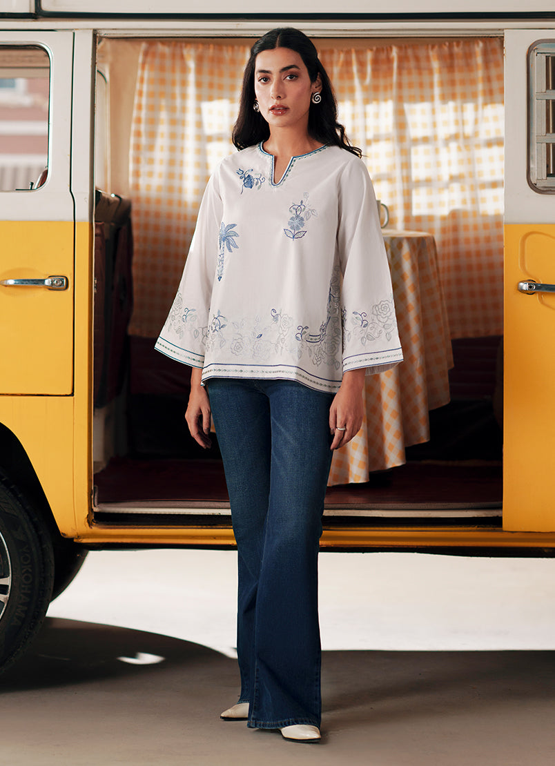 Embroidered Top