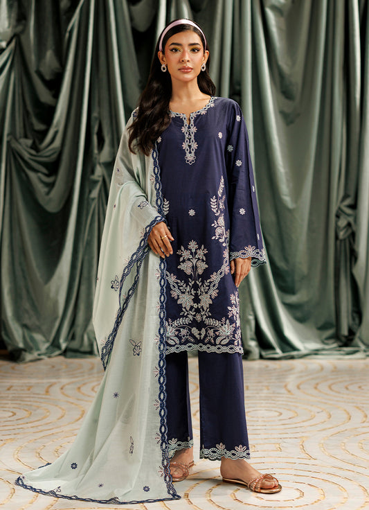 Embroidered 3 PC Suit