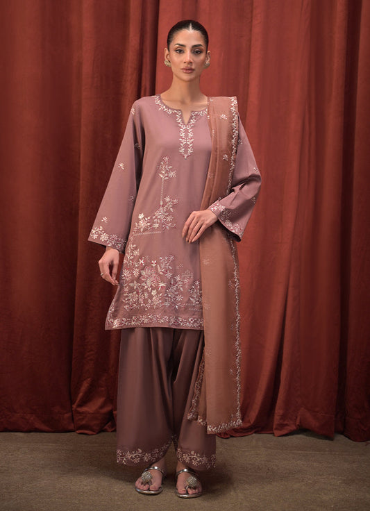 3 PC Embroidered Suit
