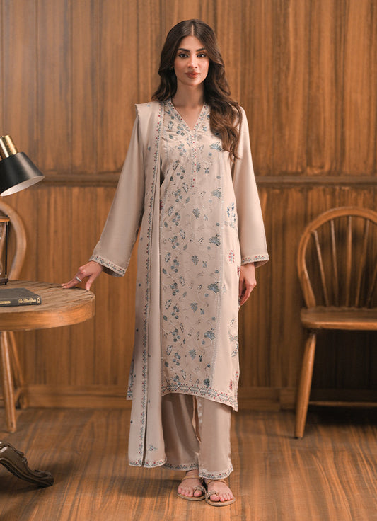 3 PC Embroidered Suit