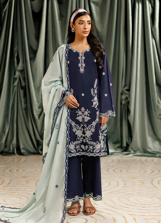 Embroidered 3 PC Suit