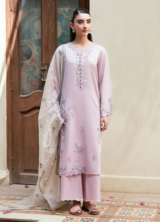 Embroidered 3 PC Suit