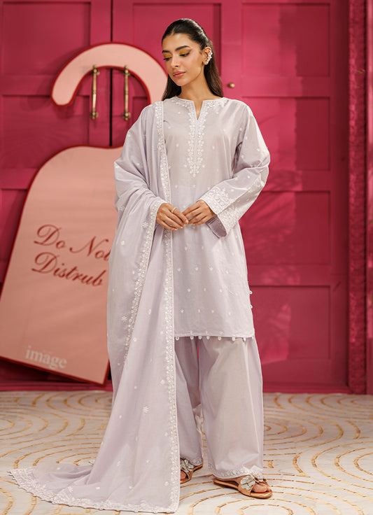 Embroidered 3 PC Suit