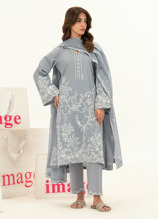 Embroidered 3 PC Suit