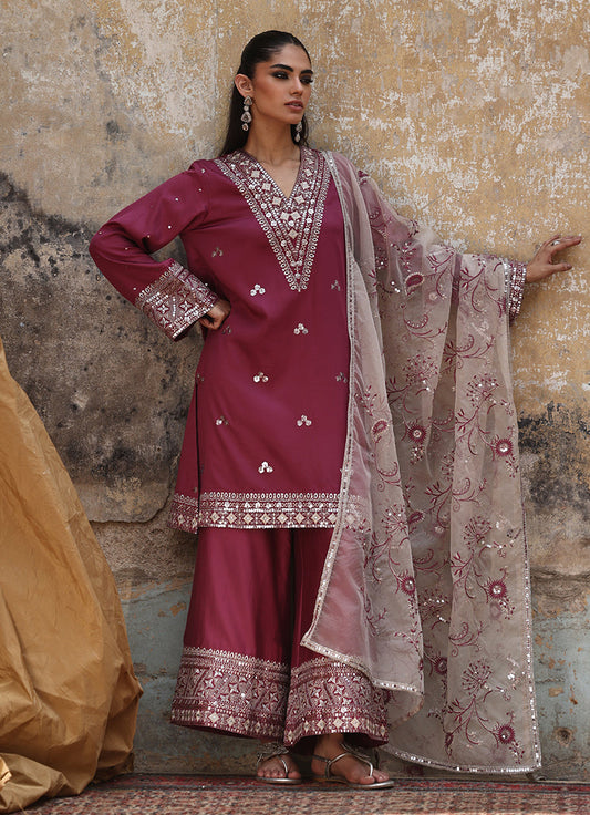 3 PC Embroidered Suit