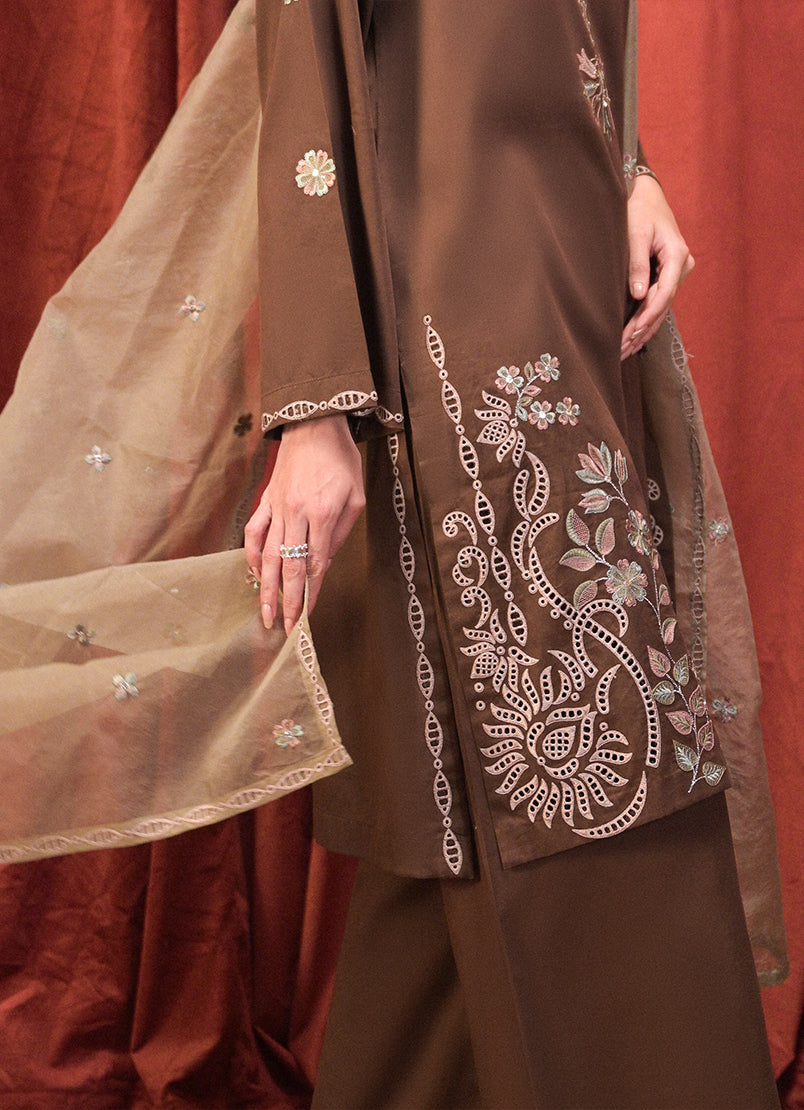 3 PC Embroidered Suit