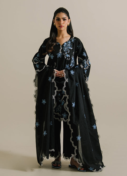 3PC Embroidered Suit