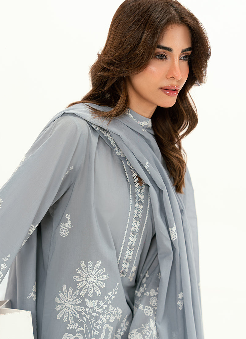Embroidered 3 PC Suit