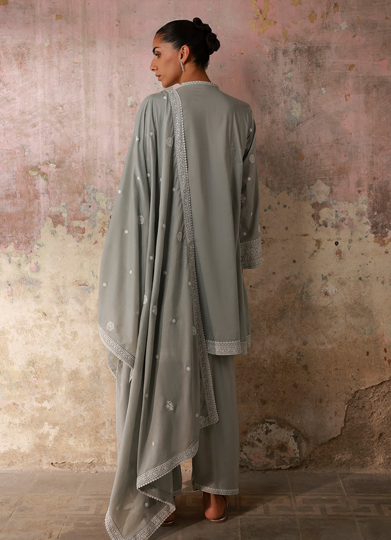 Embroidered 3 PC Suit