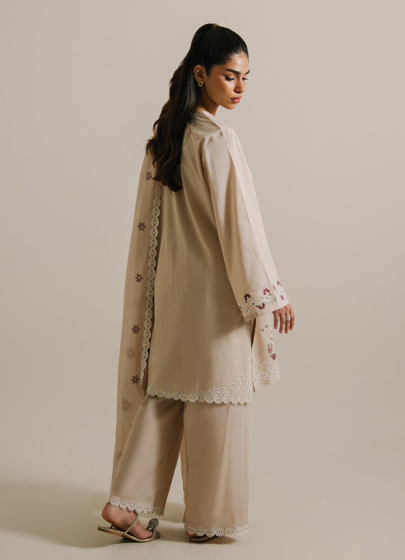 3PC Embroidered Suit
