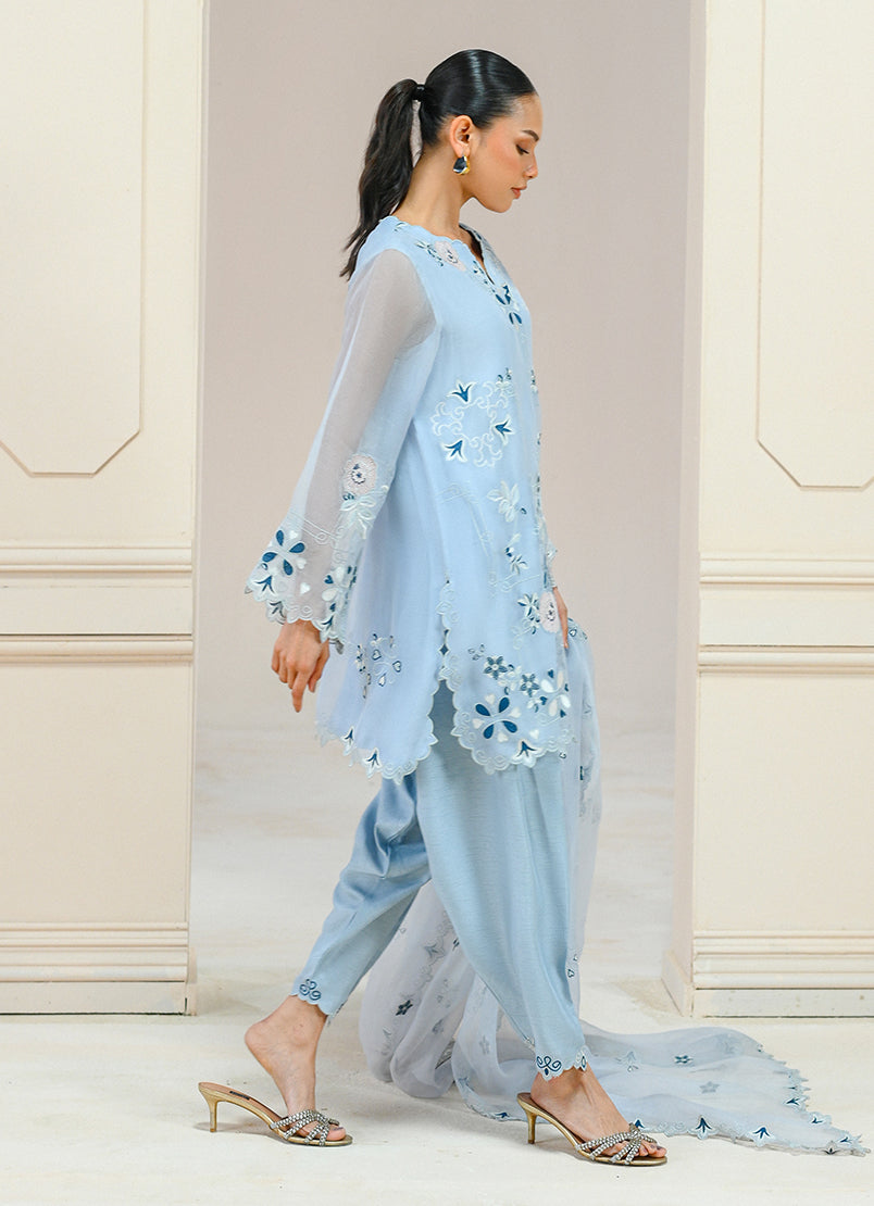 Embroidered 3 PC Suit