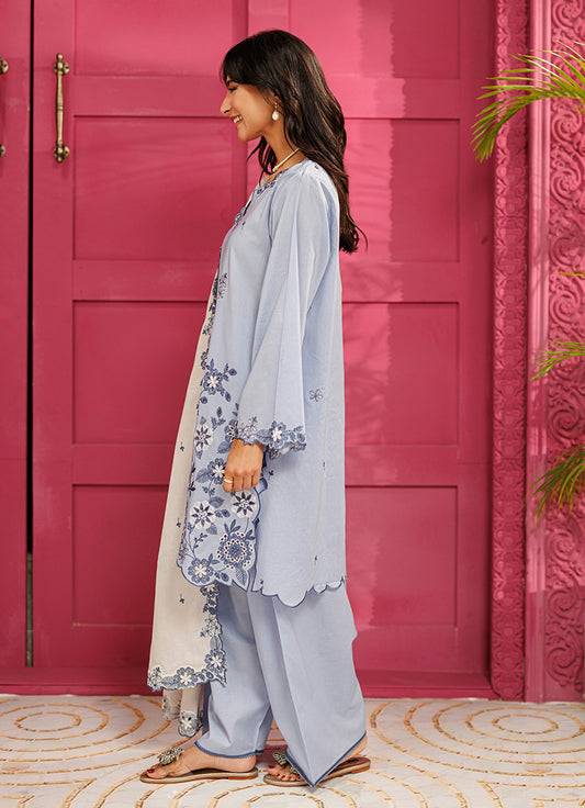 Embroidered 3 PC Suit