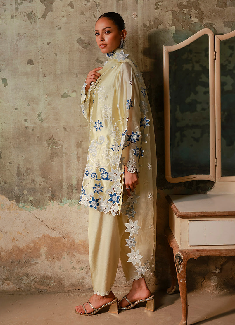 Embroidered 3 PC Suit