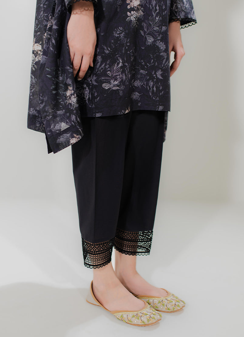 Solid Lace Shalwar