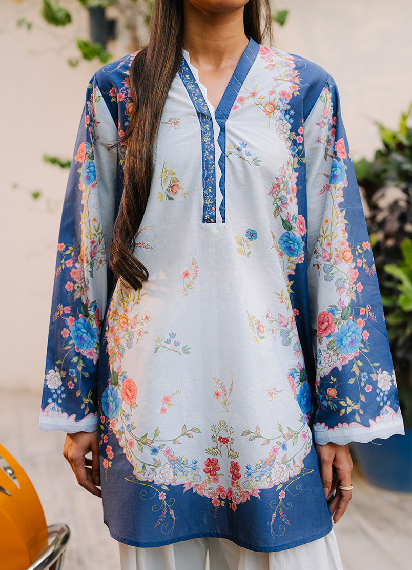 Printed Solid CO-ORD Set