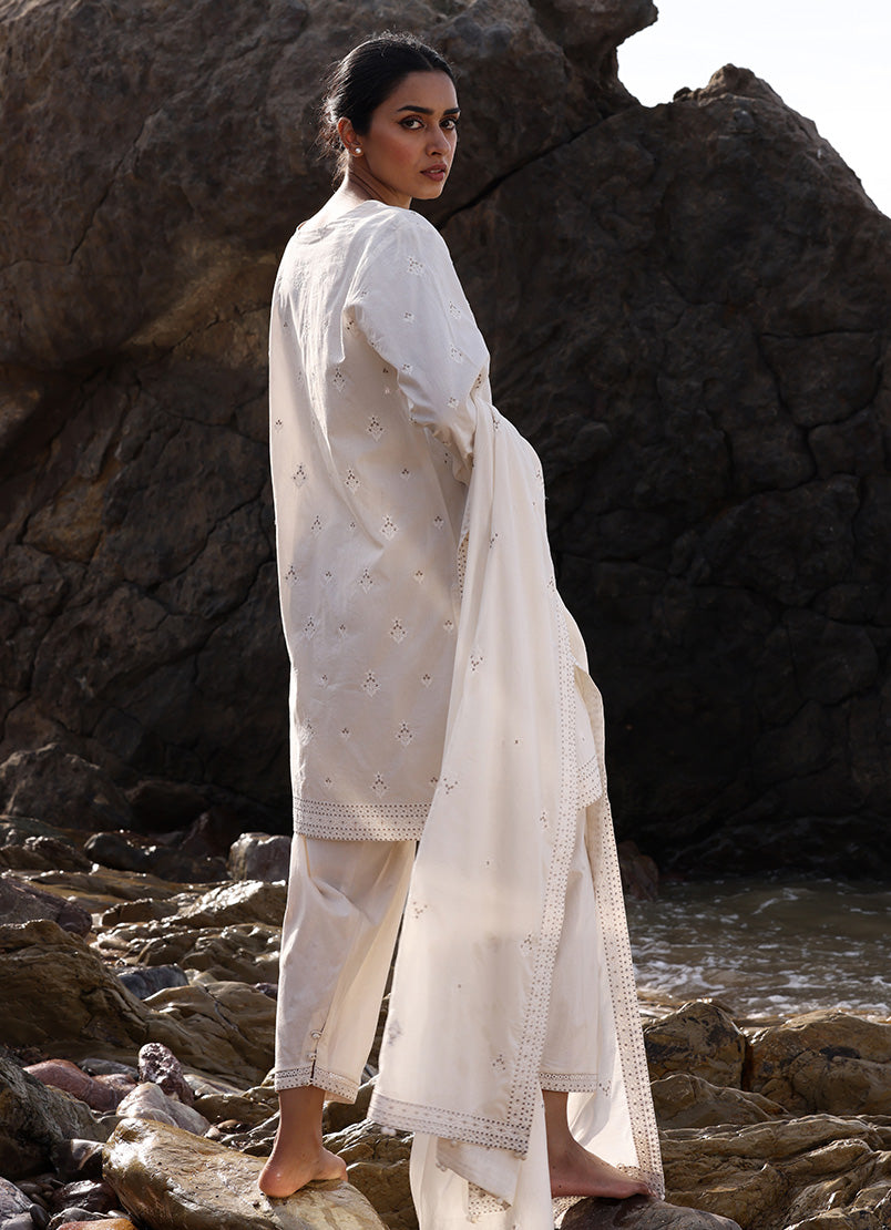 3 PC Embroidered Suit