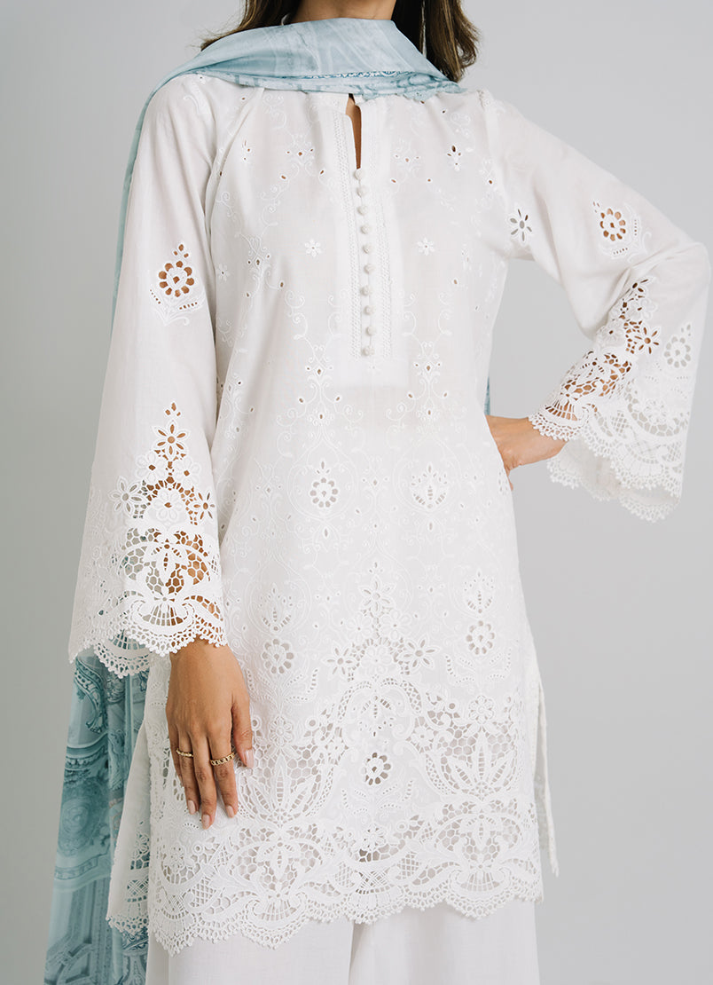 3 PC Embroidered Suit