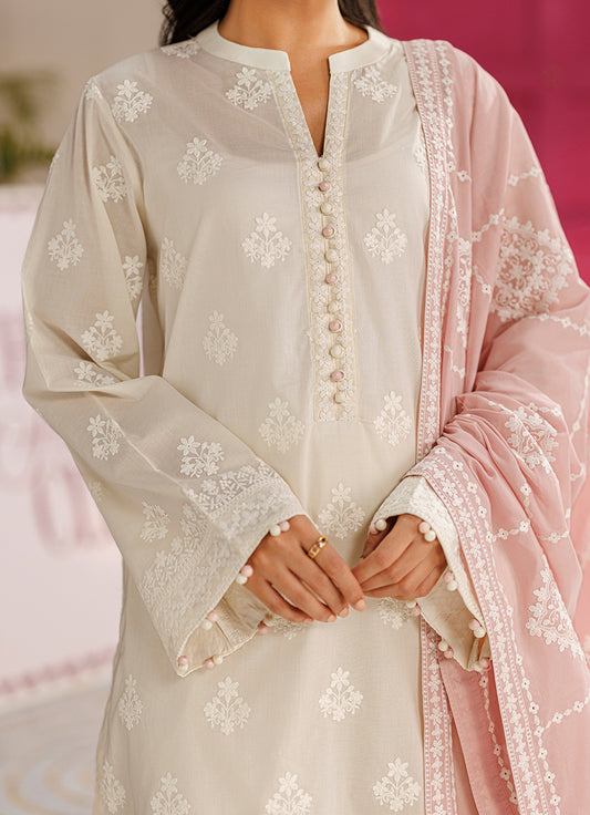 Embroidered 3 PC Suit