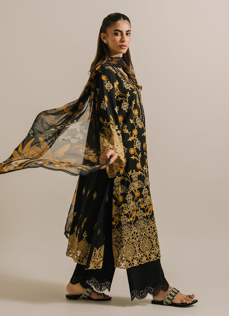 3 PC Embroidered Suit