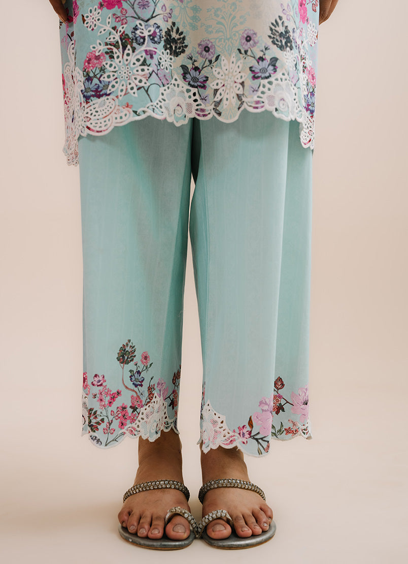Printed Embroidered CO-ORD Set