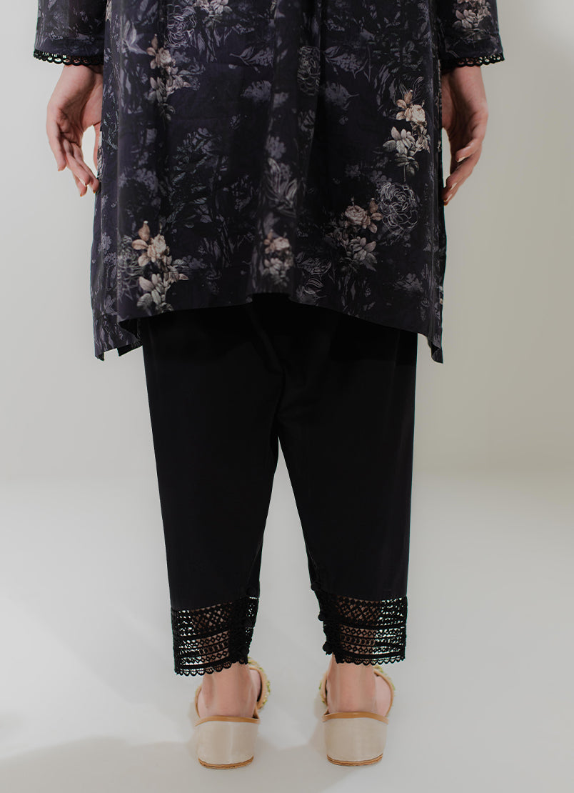 Solid Lace Shalwar