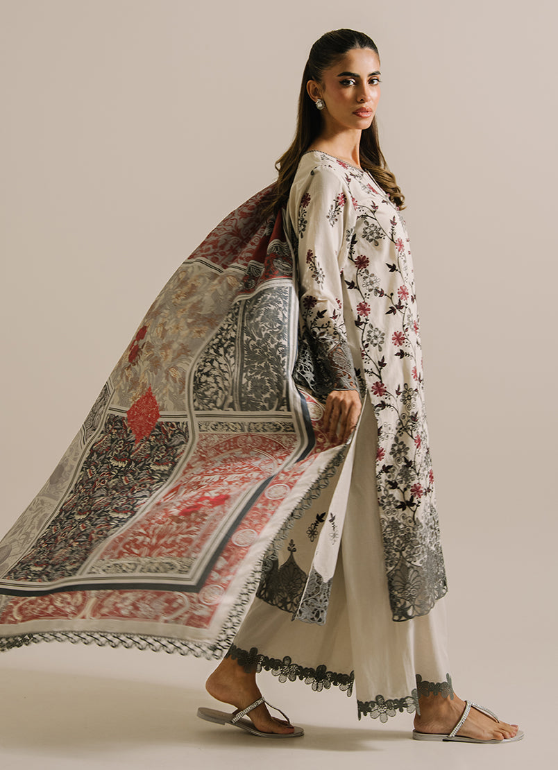 3 PC Embroidered Suit