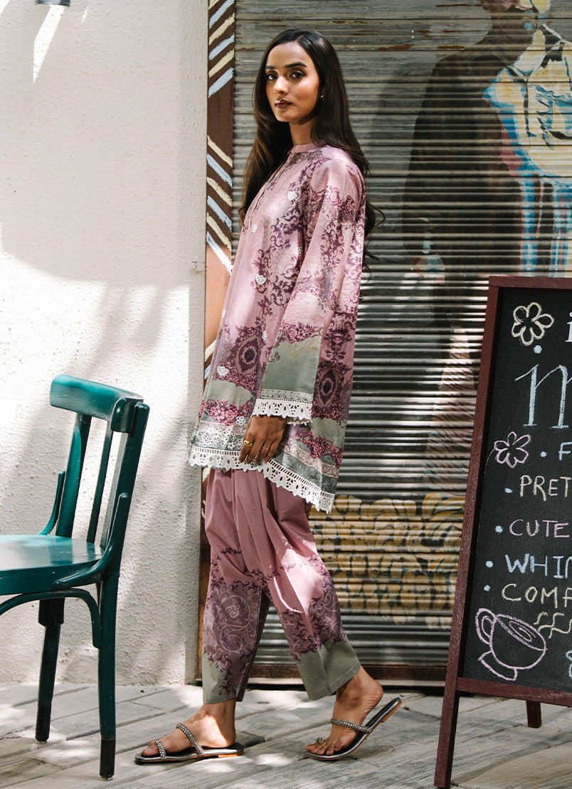 Printed Embroidered CO-ORD Set
