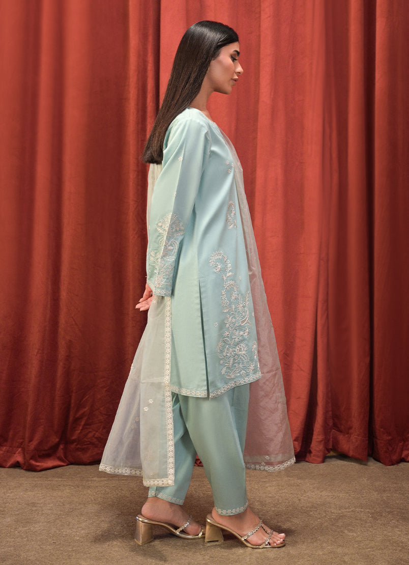 3 PC Embroidered Suit