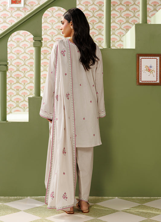 Embroidered 3 PC Suit
